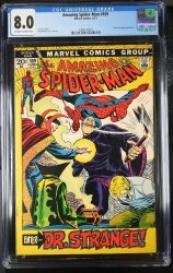 Cover Scan: Amazing Spider-Man #109 CGC VF 8.0 Doctor Strange! Gwen Stacy! - Item ID #349292