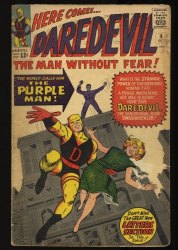 Cover Scan: Daredevil #4 GD/VG 3.0 1st Appearance Killgrave, the Purple Man! - Item ID #349353