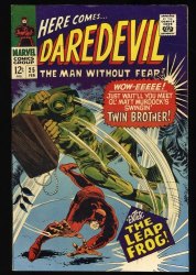Cover Scan: Daredevil #25 VF- 7.5 1st Appearance of Mike Murdock! Leap Frog! Daredevil! - Item ID #349768