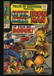 Cover Scan: Tales Of Suspense #94 FN 6.0 1st Appearance Modok! Iron Man Captain America! - Item ID #349978