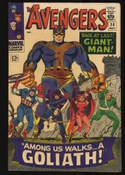 Cover Scan: Avengers #28 FN/VF 7.0 1st Appearance Collector! Giant-Man Becomes Goliath! - Item ID #349990