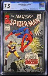 Cover Scan: Amazing Spider-Man #46 CGC VF- 7.5 1st Appearance Shocker! John Romita! - Item ID #350069