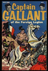 Cover Scan: Captain Gallant of the Foreign Legion (1955) #1 VF- 7.5 Based on TV Series!  - Item ID #350719