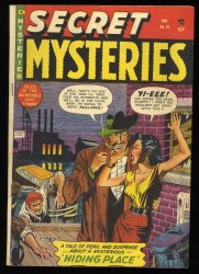 Cover Scan: Secret Mysteries #16 FN 6.0 Myron Fass Cover - Item ID #350723