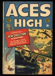 Cover Scan: Aces High (1955) #1 VG+ 4.5 Golden Age! George Evans Cover  - Item ID #350724