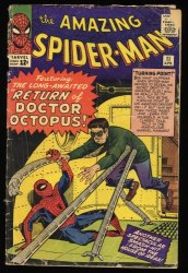 Cover Scan: Amazing Spider-Man #11 GD- 1.8 Doctor Octopus Appearance!! - Item ID #350727