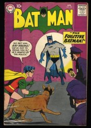 Cover Scan: Batman #123 VG/FN 5.0 Bat-Hound! Ad for Brave and the Bold #23! - Item ID #351051
