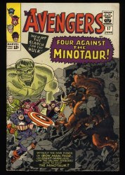Cover Scan: Avengers #17 VG+ 4.5 Hulk Captain America! Stan Lee! - Item ID #351097