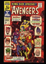Cover Scan: Avengers Annual #1 FN- 5.5 Thor Iron Man Captain America New Line-Up! - Item ID #351134