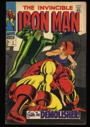 Cover Scan: Iron Man #2 FN- 5.5 1st Appearance Demolisher! 1st Janice Cord! - Item ID #351139