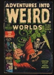 Cover Scan: Adventures Into Weird Worlds #18 GD 2.0 Pre-Code Horror! Edited by Stan Lee! - Item ID #351208