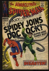 Cover Scan: Amazing Spider-Man #56 FN+ 6.5 Doctor Octopus Appearance! Romita Cover! - Item ID #351217