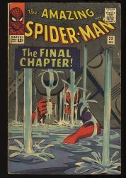 Cover Scan: Amazing Spider-Man #33 VG+ 4.5 Classic Cover Stan Lee Ditko! - Item ID #351227