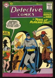 Cover Scan: Detective Comics #264 FN 6.0 Peril at Playland Isle! - Item ID #351542