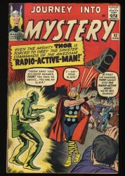 Cover Scan: Journey Into Mystery #93 FN- 5.5 1st Appearance Radioactive Man Thor! - Item ID #351559