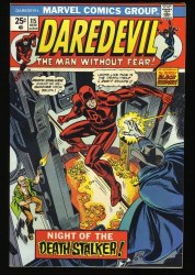 Cover Scan: Daredevil #115 VF+ 8.5 Ad for Incredible Hulk #181! Guest Star Black Widow! - Item ID #351574
