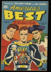 Cover Scan: America's Best Comics #21 FN 6.0 Alex Schomburg Infinity Cover!  - Item ID #351600