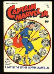 Cover Scan: Captain Marvel Jr.  #111 VF- 7.5 Bud Thompson Cover - Item ID #351607