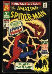 Cover Scan: Amazing Spider-Man Annual #4 FN+ 6.5 Human Torch! Mysterio! - Item ID #351610