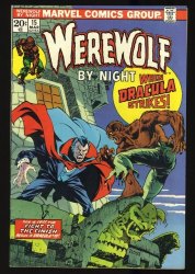 Cover Scan: Werewolf By Night #15 VF- 7.5 Dracula Appearance! Mike Ploog Cover Art! - Item ID #351626