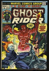Cover Scan: Ghost Rider (1973) #2 FN/VF 7.0 1st Appearance Daimon  Hellstorm! - Item ID #351669