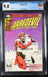 Cover Scan: Daredevil #182 CGC NM/M 9.8 White Pages Kingpin! Punisher! Miller/Janson Cover - Item ID #351751