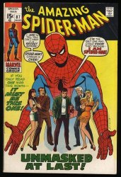 Cover Scan: Amazing Spider-Man #87 FN 6.0 Identity Revealed! John Romita Jr. Stan Lee! - Item ID #352003