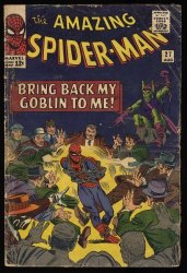 Cover Scan: Amazing Spider-Man #27 GD 2.0 Appearance of Green Goblin! - Item ID #352012