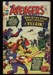 Cover Scan: Avengers #15 FN 6.0 Death Baron Zemo Iron Man! Kirby Art! - Item ID #352039