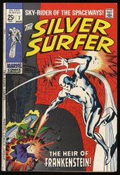 Cover Scan: Silver Surfer #7 FN/VF 7.0 The Heir of Frankenstein! - Item ID #352061