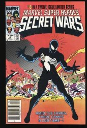 Cover Scan: Marvel Super-Heroes Secret Wars #8 VF 8.0 Newsstand Variant 1st Black Costume - Item ID #352909