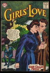 Cover Scan: Girls' Love Stories #102 FN 6.0 Love Calls Twice! Jay Scott Pike Cover! - Item ID #353025