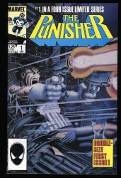 Cover Scan: Punisher (1986) #1 NM- 9.2 1st Solo Punisher!  Mike Zeck cover! - Item ID #353044