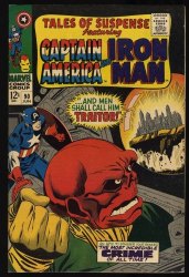 Cover Scan: Tales Of Suspense #90 VF- 7.5 Iron Man Captain America Red Skull! - Item ID #353115