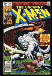 Cover Scan: X-Men #140 VF+ 8.5 Newsstand Variant Wendigo Alpha Flight Disbands Blob Cameo! - Item ID #353140