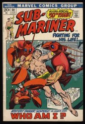 Cover Scan: Sub-Mariner #50 FN+ 6.5 1st Appearance Namorita Gil Kane Cover! - Item ID #353158