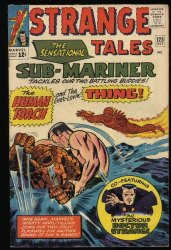 Cover Scan: Strange Tales #125 FN/VF 7.0 Jack Kirby! Sub-Mariner Thing Human Torch! - Item ID #353168