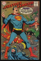 Cover Scan: Justice League Of America #63 VF- 7.5 Superman! - Item ID #353202
