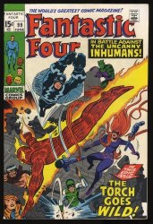 Cover Scan: Fantastic Four #99 VF- 7.5 Inhumans Appearance! - Item ID #353206