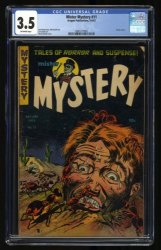 Cover Scan: Mister Mystery #11 CGC VG- 3.5 Off White Pre-Code Horror! Bernard Baily Cover - Item ID #353224