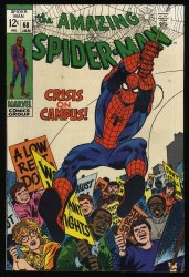 Cover Scan: Amazing Spider-Man #68 VF- 7.5 Kingpin Appearance! Romita! - Item ID #354048