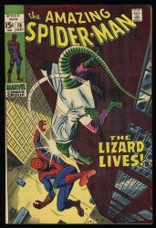 Cover Scan: Amazing Spider-Man #76 FN+ 6.5 Lizard Human Torch Appearance! - Item ID #354307