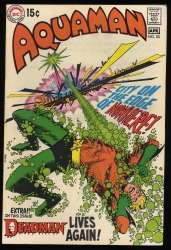 Cover Scan: Aquaman #50 VF/NM 9.0 Nick Cardy Cover! Neal Adams Art! - Item ID #354312