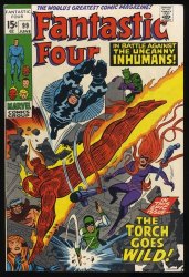 Cover Scan: Fantastic Four #99 VF+ 8.5 Inhumans Appearance! - Item ID #354902