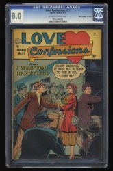 Cover Scan: Love Confessions #31 CGC VF 8.0 Off White to White D Copy - Item ID #355962