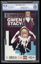 Cover Scan: Edge of spider-verse #2 CBCS NM/M 9.8 1st Appearance Spider-Gwen! - Item ID #355975