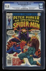 Cover Scan: Spectacular Spider-Man #14 CGC NM/M 9.8 White Pages - Item ID #355982