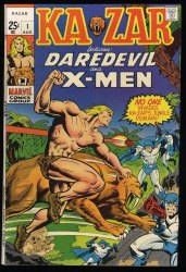 Cover Scan: Ka-Zar (1970) #1 VF+ 8.5 Daredevil X-Men! - Item ID #356127