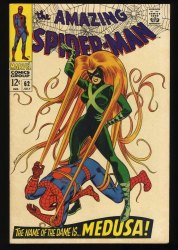 Cover Scan: Amazing Spider-Man #62 VF- 7.5 Medusa Appearance!! Romita Cover! - Item ID #356464