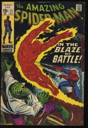 Cover Scan: Amazing Spider-Man #77 VG/FN 5.0 Lizard Human Torch Appearance! - Item ID #356478